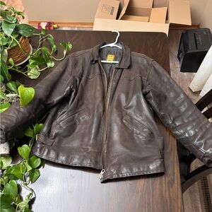 Vera Pelle Dark Brown Leather Jacket